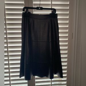Alice and Olivia Studded A Line Leather Skirt